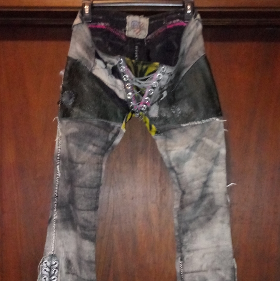 (Kat Von D's)Agatha Blois/NYC Custom Leather Pants - Picture 2 of 10